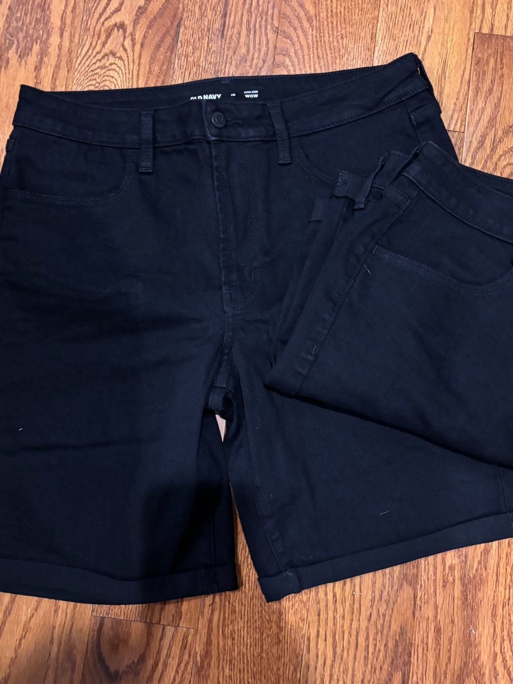 Black Bermuda shorts